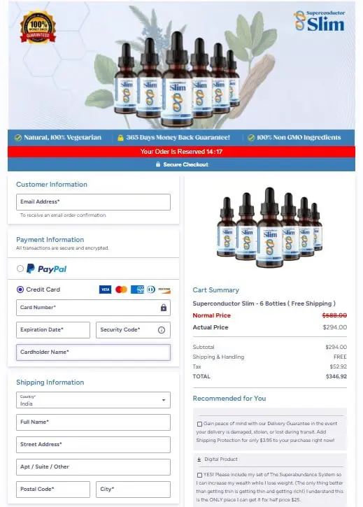 Superconductor Slim Checkout